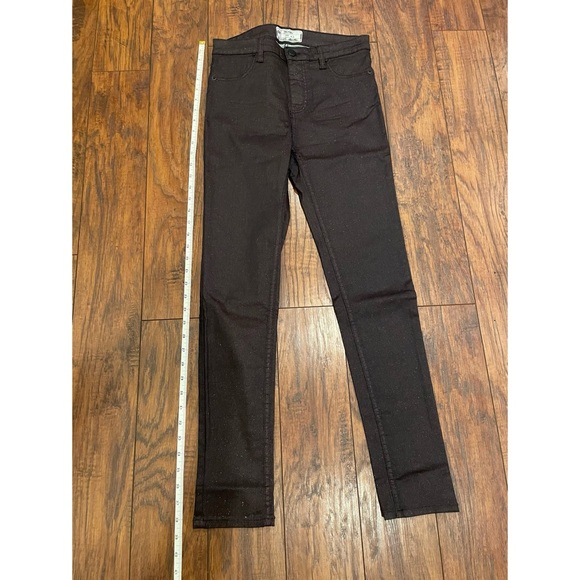 Free People Purple Glitter Skinny Jean - Picture 14 of 15